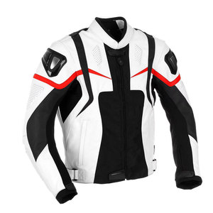 Chaqueta de Cuero Personalizada de Moda para Carreras, para Mujer, Talla Grande, Color Rojo, Invierno 2022 - Product Image 1