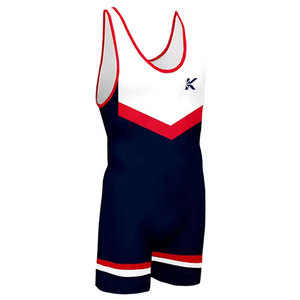 Combinaisons de lutte sur mesure pour hommes, qualité supérieure, tissu extensible/polyester, légères, respirantes, séchage rapide, services OEM - Product Image 1
