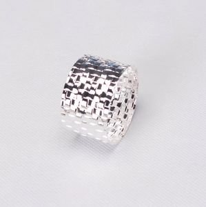 แหวนผ้าเช็ดปากโลหะเงินแบบคลาสสิกสำหรับห้องครัวร้านอาหารของตกแต่งบ้านงานแต่งงานเครื่องใช้บนโต๊ะอาหารสำนักงานโรงแรมจำนวนมาก - Product Image 4