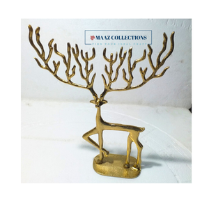 Sculpture de cerf en aluminium d'art de qualité supérieure en gros Décoration de table à impression personnalisée pour la maison et le bureau Cadeau d'artisanat d'anime et de logo parfait - Product Image 6