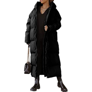 Vestes à capuche pour femmes personnalisables | Manteaux longs matelassés pour l'hiver par grossiste, fabricant, exportateur et fournisseurs - Product Image 1