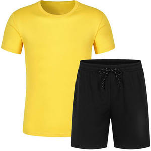 Conjunto de Verano para Hombre de Dos Piezas, Camiseta y Pantalones Cortos, 100% Algodón, Corte Regular, Casual - Product Image 4