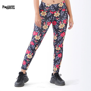 Leggings Deportivos TWILL SPORTS de Cintura Alta para Mujer, Algodón/Bambú, Sin Costuras, Transpirables, Efecto Push-Up, Casuales, para Gimnasio, Deporte, Personalizables - Product Image 1