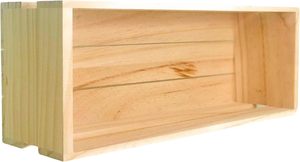 Paquete de 3 cajas de madera para manualidades, juego de Caddy | Anidación para exhibir cajas de madera para manualidades, caja decorativa de madera - Product Image 5
