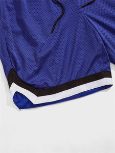 2025 Mesh Short Custom Logo Polyester Shorts Breathable Above the Knee Men 5 Inch Inseam Double <b>Layer</b> Custom Shorts - Product Image 6