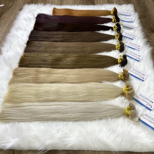 Extensions de cheveux humains à pointe de kératine à prix d'usine Extension de cheveux à pointe plate Cheveux humains vietnamiens - Product Image 5