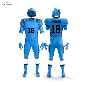 Custom Made American Football Uniform High Quality Short Sleeve Breathable Design with Sublimation Technique Low MOQ - Product Image 1