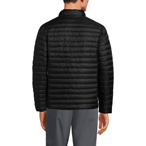 Vestes matelassées en toile épaisse pour hommes avec col montant et logo frontal - Manteau de mode d'hiver - Product Image 2