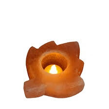 Vente en gros Prix d'usine Bougeoir photophore 100% naturel de sel de roche cristal rose de l'Himalaya Service OEM - Product Image 4