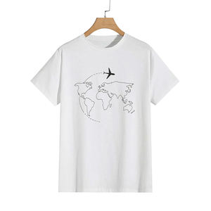 เสื้อยืดผู้ชายพิมพ์ลายผ้าฝ้าย100% ไซส์ใหญ่พิเศษเสื้อถักระบายอากาศได้ดี - Product Image 3