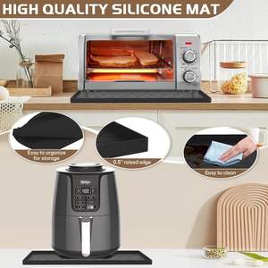 Tapete de <span class=keywords><strong>Silicona</strong></span> Resistente al Calor para Freidora de Aire, Perfecto para Ninja, <span class=keywords><strong>Cosori</strong></span>, Protege las Encimeras de Daños y Arañazos - Product Image 4