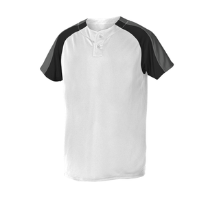 Maillot de baseball personnalisé en gros, séchage rapide, polyester, chemise à boutons partiaux, impression DTF, échantillon de logo, service de dropshipping - Product Image 6