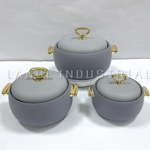 Boîte à <span class=keywords><strong>Lunch</strong></span> Portable rond, <span class=keywords><strong>Thermos</strong></span> personnalisé de 4 pièces en acier inoxydable - Product Image 5