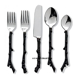 Golden High End Flatware Set Stainless Steel Spoons <b>Forks</b> Knife Reusable for Restaurants Hotels for Coffee <b>Dessert</b> - Product Image 4