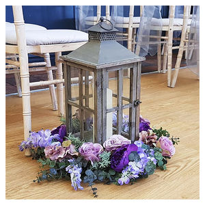 Linterna de vela de madera - Product Image 1