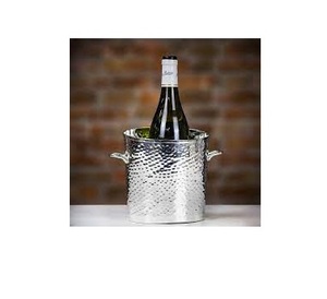 Mostrador de barra Cubo de hielo de vino de acero inoxidable de metal aislado de doble pared con tapa y pinzas para hielo - Product Image 6