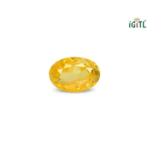 Zafiro Amarillo Peridoto Natural Facetado (Pukhraj) - 3.89 Quilates, Piedra Suelta, Corte Esmeralda - Product Image 1