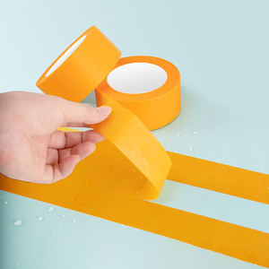 Cinta adhesiva mediana para <span class=keywords><strong>pintores</strong></span> blancos y amarillos para pintura <span class=keywords><strong>de</strong></span> paredes y construcción <span class=keywords><strong>de</strong></span> interiores Precio <span class=keywords><strong>de</strong></span> fábrica al por mayor - Product Image 4