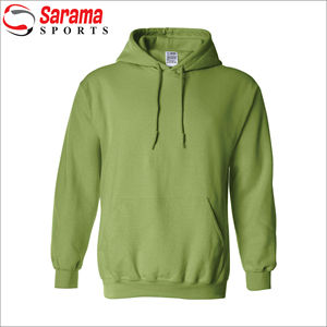 Sweat à capuche unisexe en coton d'hiver en gros, personnalisé, doublé de satin, avec capuche en soie, SWEAT À CAPUCHE AVEC ZIP AVANT ET LOGO, - Product Image 2