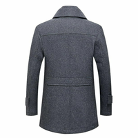 Dernier modèle de manteaux longs à manches longues pour hommes, confortables et respirants, nouveau style de manteaux longs