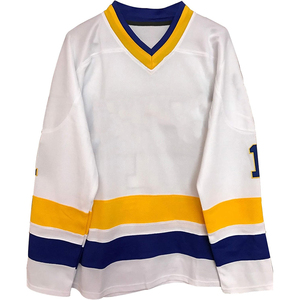 เครื่องแบบฮ็อกกี้น้ำแข็งขายดีใหม่ล่าสุดพร้อมโลโก้100% ออกแบบได้ตามต้องการจากโพลีเอสเตอร์ใหม่ล่าสุด - Product Image 3