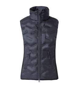 Gilet matelassé sans manches en nylon pour femme grande taille, chaud, décontracté, style équestre, fermeture éclair, respirant, pour l'hiver - Product Image 1