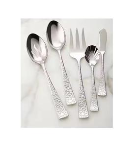 High Quality Polish Silver Flatware Set 6PCS With <b>Steak</b> <b>Knife</b> Stainless Steel Cutlery Set Use in Wedding Home Hotel - Product Image 1