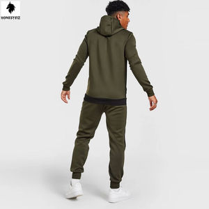 Ropa de calle personalizada de 2 piezas, chándal cortavientos para mujer, pantalones de lana ligeros de gran tamaño, patrón de cintura elástica para hombre - Product Image 3