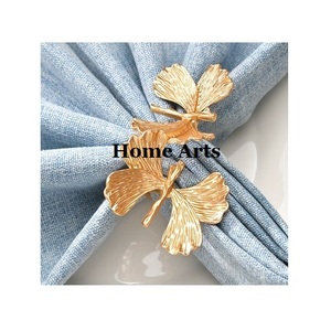 Ensemble de 2 anneaux à serviettes en aluminium, design papillon, taille et forme personnalisées, porte-serviettes pour les meilleures ventes - Product Image 1