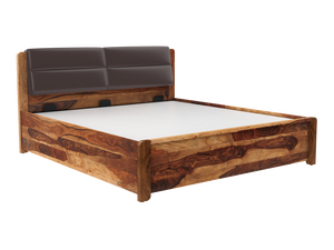 Lit king-size en bois de sheesham naturel tendance, meubles de chambre à coucher décoratifs pour la maison, acheter auprès d'un fournisseur indien - Product Image 4