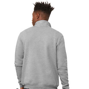 Unisex Quarter Zip Pullover Custom Logo <b>Men</b> Athletic Heather Sweatshirt Quarter 1/4 Half Zip up Thermal Pullover Hoodies - Product Image 3