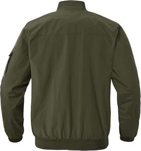 Chaqueta Taslan de Camuflaje con Revestimiento Formal para Hombre, Ligera, Impermeable y Cortavientos con Bolsillos con Cremallera para la Moda de Primavera - Product Image 2