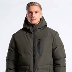 Chaqueta larga de alta calidad para hombre con forro aislante y tela duradera para el calor del invierno - Product Image 4