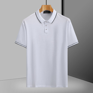 Nouveau design de vêtements de rue décontractés à manches courtes d'été confortables et respirants à séchage rapide imprimé personnalisé polyester/coton t-shirts pour hommes - Product Image 6