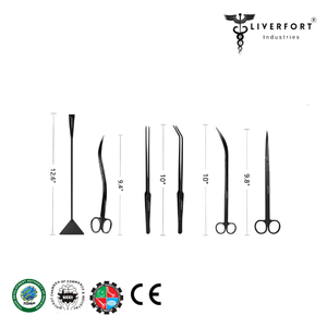 2025 chất lượng hàng đầu Aquarium làm sạch công cụ thiết lập màu đen thực vật thủy sinh Fish Tank nhà máy Aquarium dài công cụ Kit gan Fort các ngành công nghiệp - Product Image 6