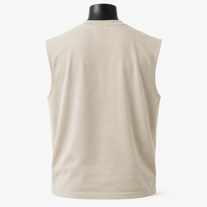 Camiseta sin mangas para hombre con estampado gráfico, estilo urbano, camiseta informal de verano - Product Image 2