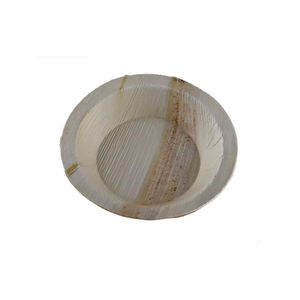 Elegantes cuencos redondos profundos desechables de hoja de palma para bodas elevan su experiencia de servicio de alimentos - Product Image 1