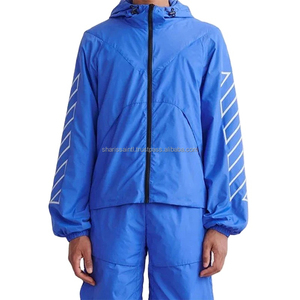 Chaqueta Cortavientos de Moda para Hombre, Nueva, en Oferta, Conjunto de Nailon Informal, Cortavientos con Logotipo Personalizado para Actividades al Aire Libre - Product Image 1