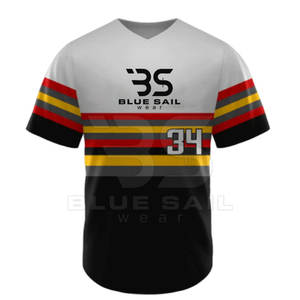 2025 recién llegado, camiseta de béisbol de tamaño personalizado, ropa deportiva de poliéster transpirable, opciones de talla grande disponibles - Product Image 6