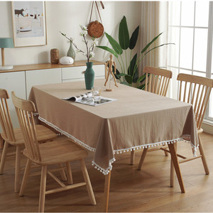 <span class=keywords><strong>Tovaglia</strong></span> Moderna in <span class=keywords><strong>Cotone</strong></span> Intrecciato con Nappe, Lavabile in Lavatrice, Impermeabile, Antimacchia, Monouso per Matrimoni, Feste, Banchetti, Natale - Product Image 1