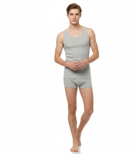 Slips en coton pour homme Slate Motion Grey, tissu extensible respirant, conçu pour un confort quotidien équilibré - Product Image 6