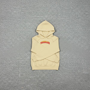 เสื้อฮู้ดดี้ผ้าเฟรนช์เทอร์รี่เนื้อหนา 100% ผ้าฝ้าย พิมพ์ลายตามสั่ง คุณภาพสูง ดีไซน์ป้ายด้านหน้า ทรงโอเวอร์ไซส์ ไหล่ตก สำหรับผู้หญิง - Product Image 1