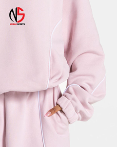 Ensemble de survêtement unisexe personnalisé pour homme, style vintage, 2-en-1, respirant, avec logo frontal, technique délavée, 100% coton - Product Image 5