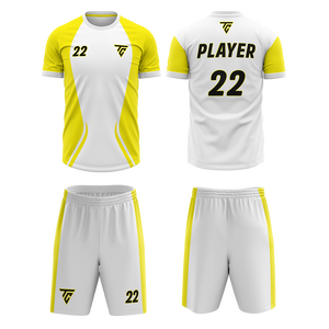 Camiseta de equipo de fútbol personalizada para hombre, conjunto completo clásico puro, traje de fútbol de entrenamiento para la temporada de verano, camiseta de sublimación - Product Image 1