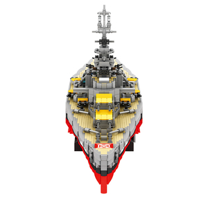 Ensemble de blocs de construction Reobrix 77051 Bismarck Battleship, 3462 pièces, 1:300, modèle de navire <span class=keywords><strong>militaire</strong></span> sous licence World of Warships - Product Image 4