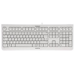 แป้นพิมพ์และคีย์บอร์ด CHERRY สีขาว/เทา แบบ USB-A อเนกประสงค์สำหรับ Windows และ Mac - Product Image 1