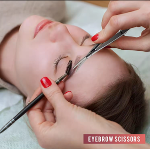 Customised Logo Spring <b>Scissors</b> Stainless Steel Eyelash Extension Tools for <b>Makeup</b> Beauty & Eyebrow Application Customised Logo - Product Image 3