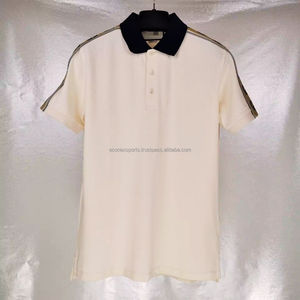 Econex Sports Classic Mens Polo Tees Camisas de algodón de manga corta con logotipo bordado Suministro directo de fábrica - Product Image 3