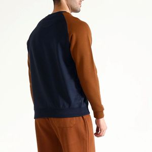 Sudadera Unisex de Cuello Redondo al por Mayor, 350GSM, 100% Algodón, Talla Grande, Estampado en Serigrafía, Sudadera con Cuello Redondo para Hombre, Sudadera con Capucha - Product Image 4
