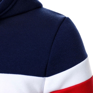 เสื้อฮู้ดผู้ชายใส่สบายคอปกตั้งออกแบบได้เองพิมพ์โลโก้ - Product Image 6